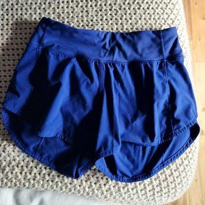 Lululemon blue shorts size 4